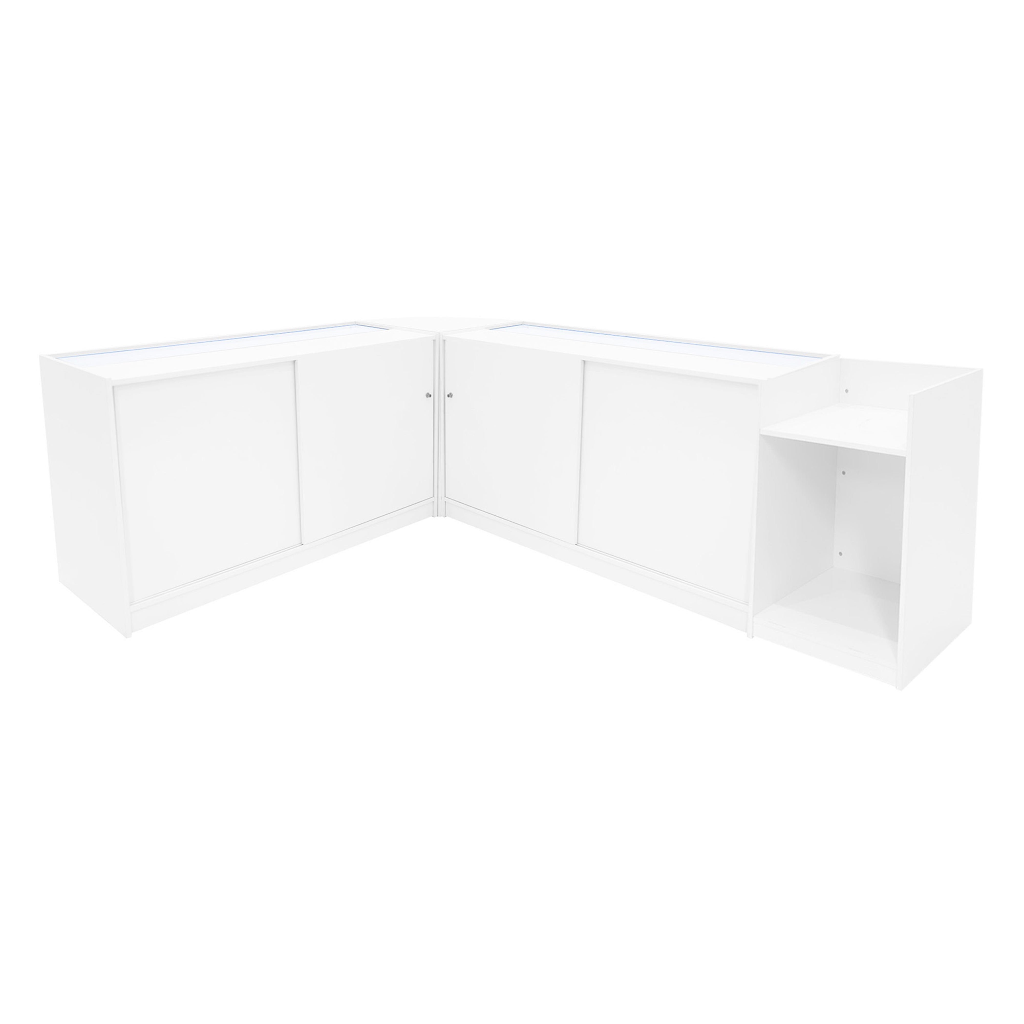 Q-Rax Set Banconi Phoenix LED Bianco CM60 TB60 2xC1500