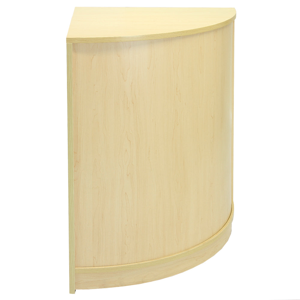Q-Rax CM60 Bancone Angolare Negozio Acero 60cm