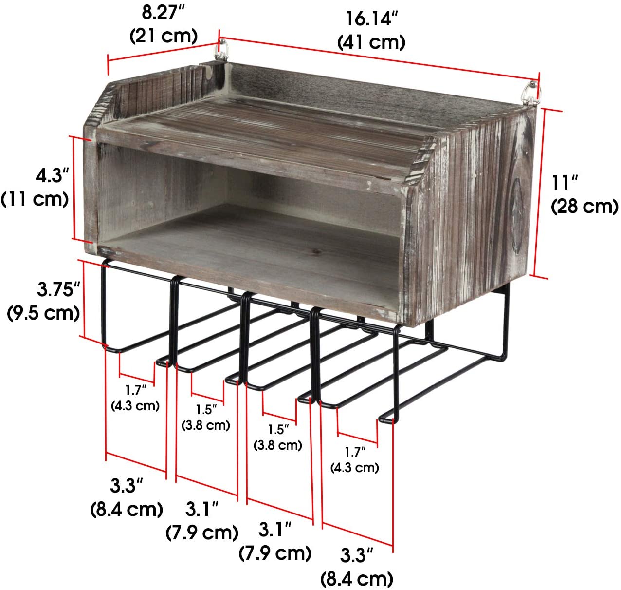 Jackcube Design Equipment Storage Scaffale 2 Ripiani 4 Trapani