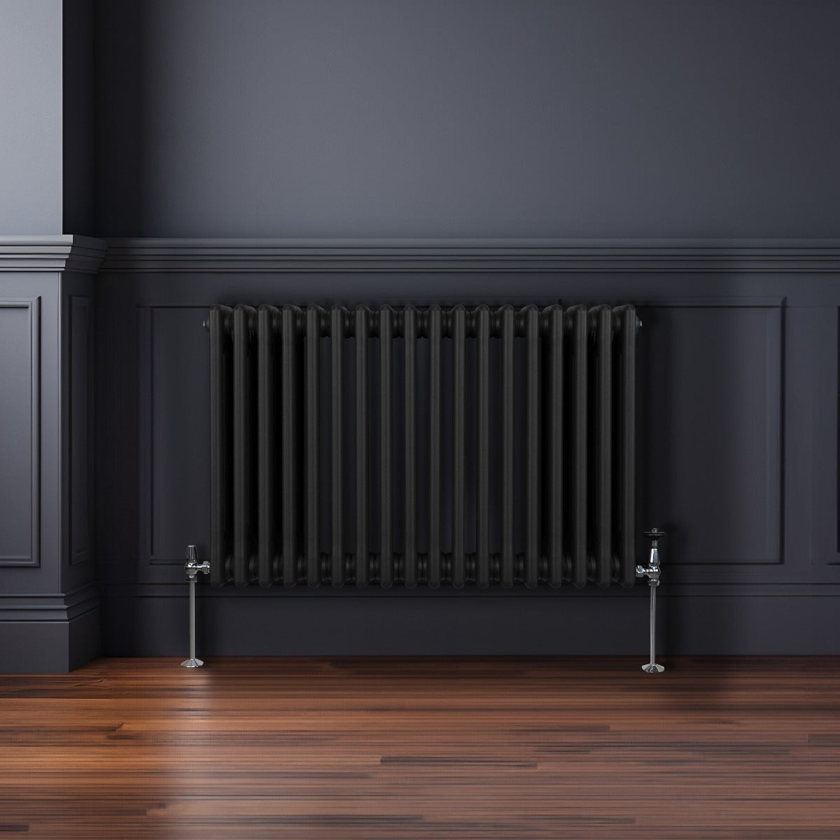 Q-Rax Radiatori Tradizionali 600x832 termosifone nero 3 colonne