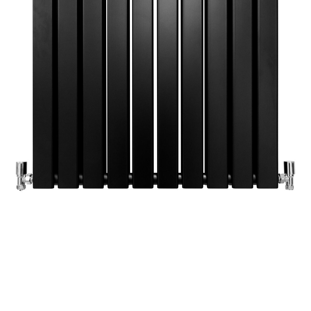 Q-Rax Radiatori Piatti radiatore nero opaco 160x70cm acciaio