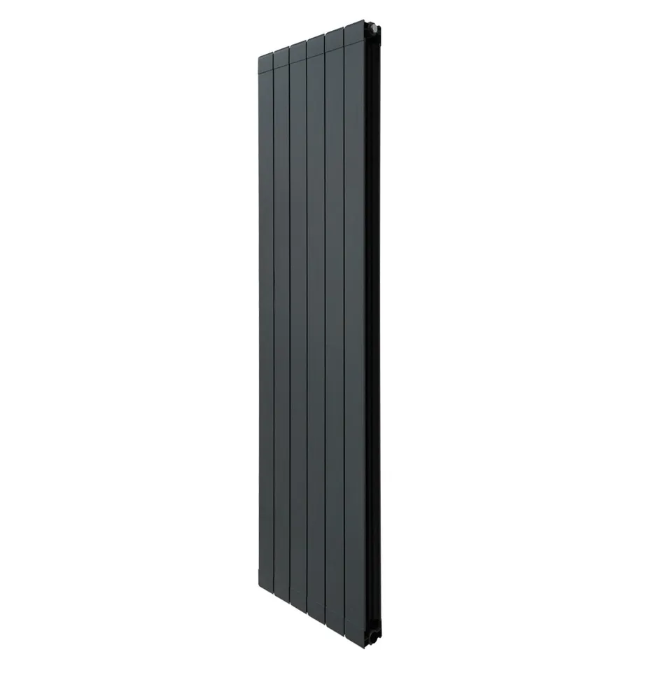 Q-Rax Radiatore Alluminio 1800x475 mm Grigio Antracite Verticale