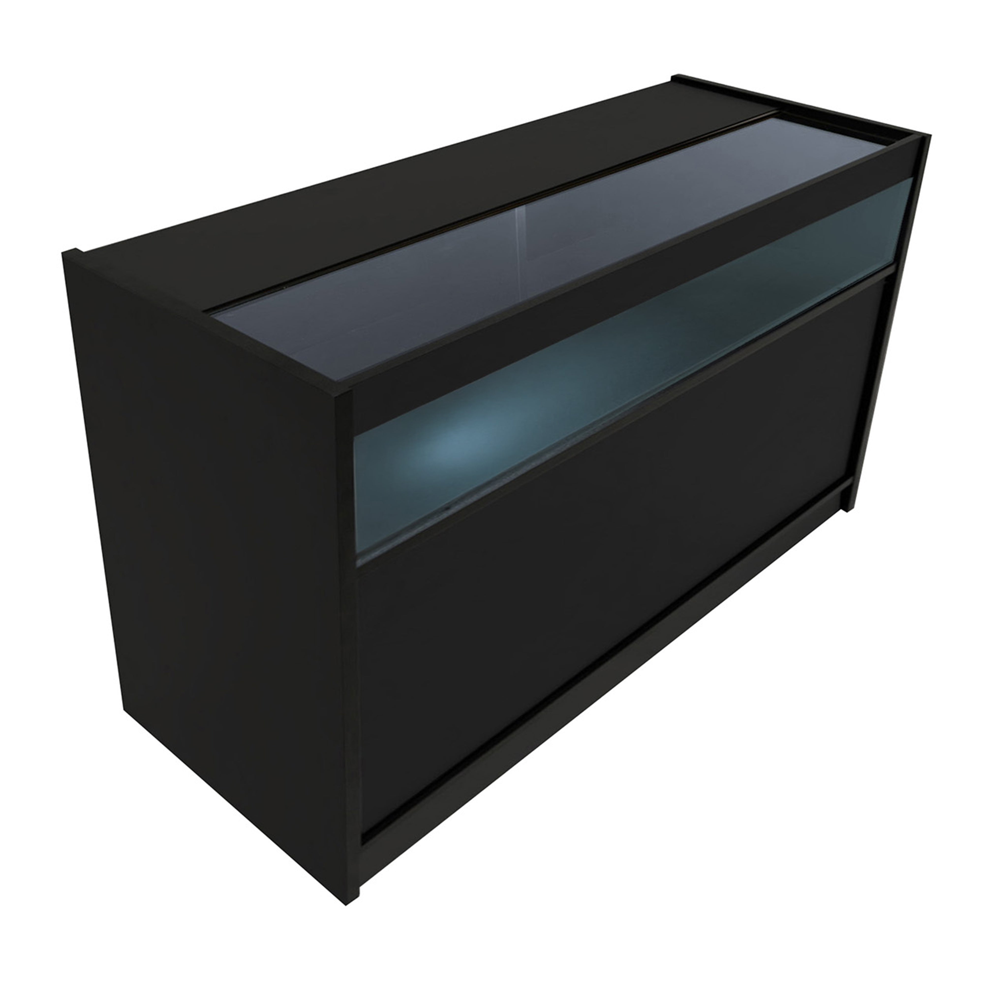 Q-Rax Luna Set Banconi Negozio LED Nero CM60 TB60 B1500 banco vetrina