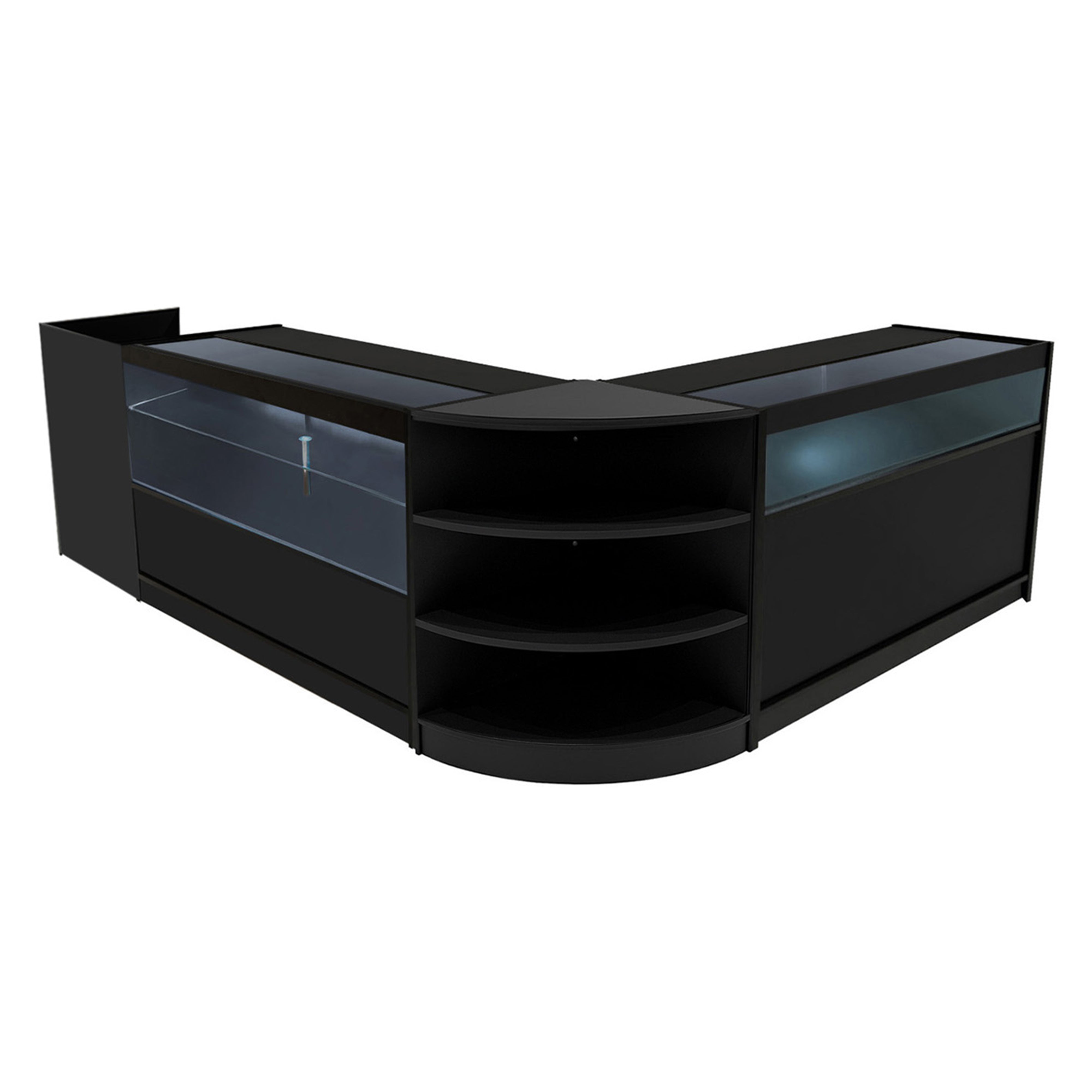 Q-Rax Europa B1500 C1500 TB60 LM60 bancone negozio nero LED