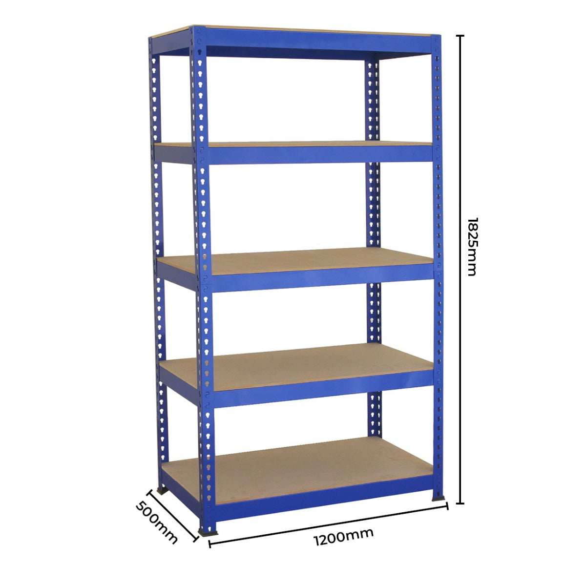 Q-Rax Scaffali Q-Rax scaffale garage blu 90+120 cm 200 kg