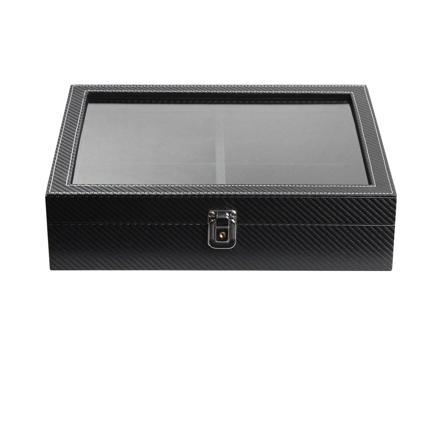 Jackcube Design Makeup Scatola Occhiali 8 Scomparti Pelle Nera