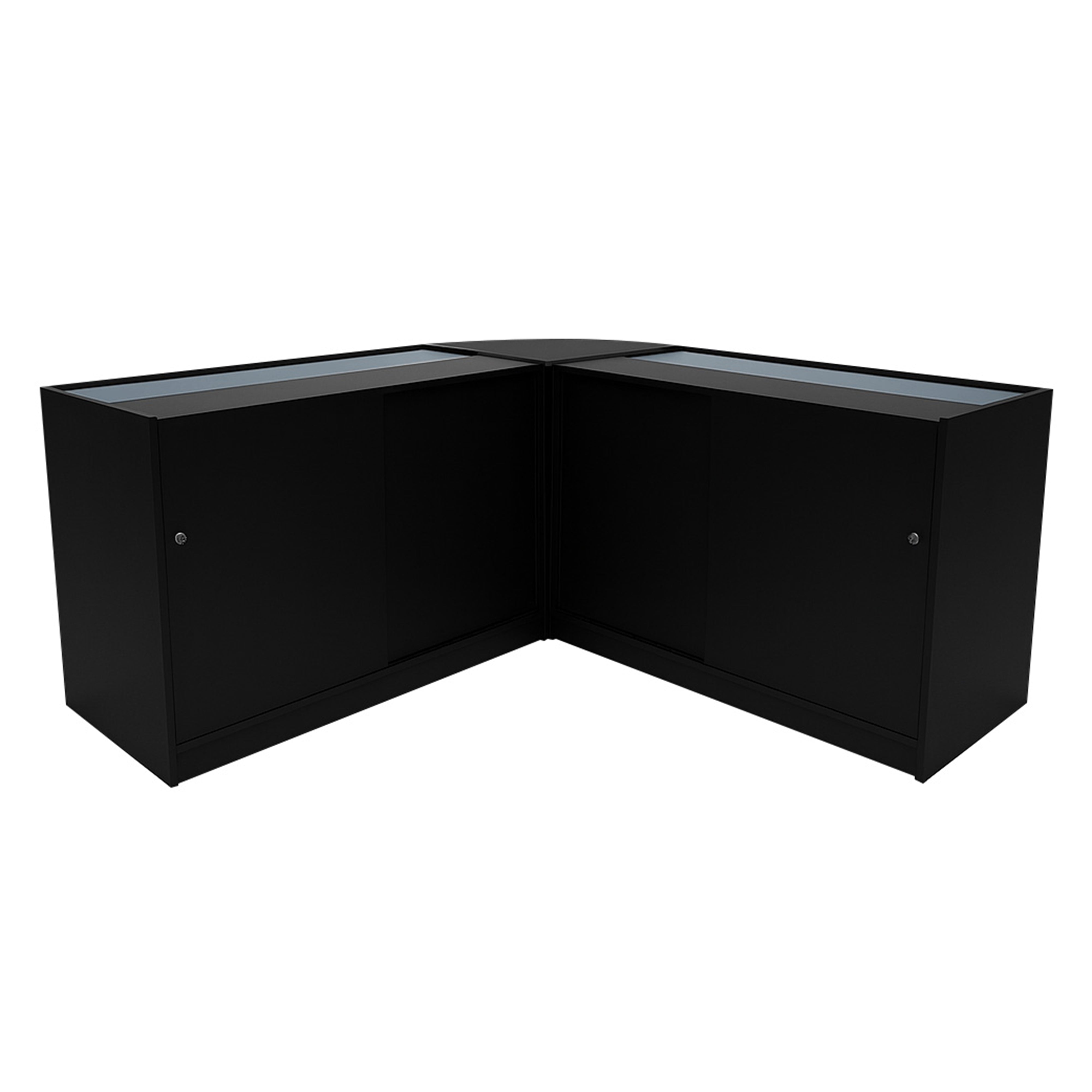 Q-Rax Adonis Set Banconi B1200+C1200+CM60 Neri LED