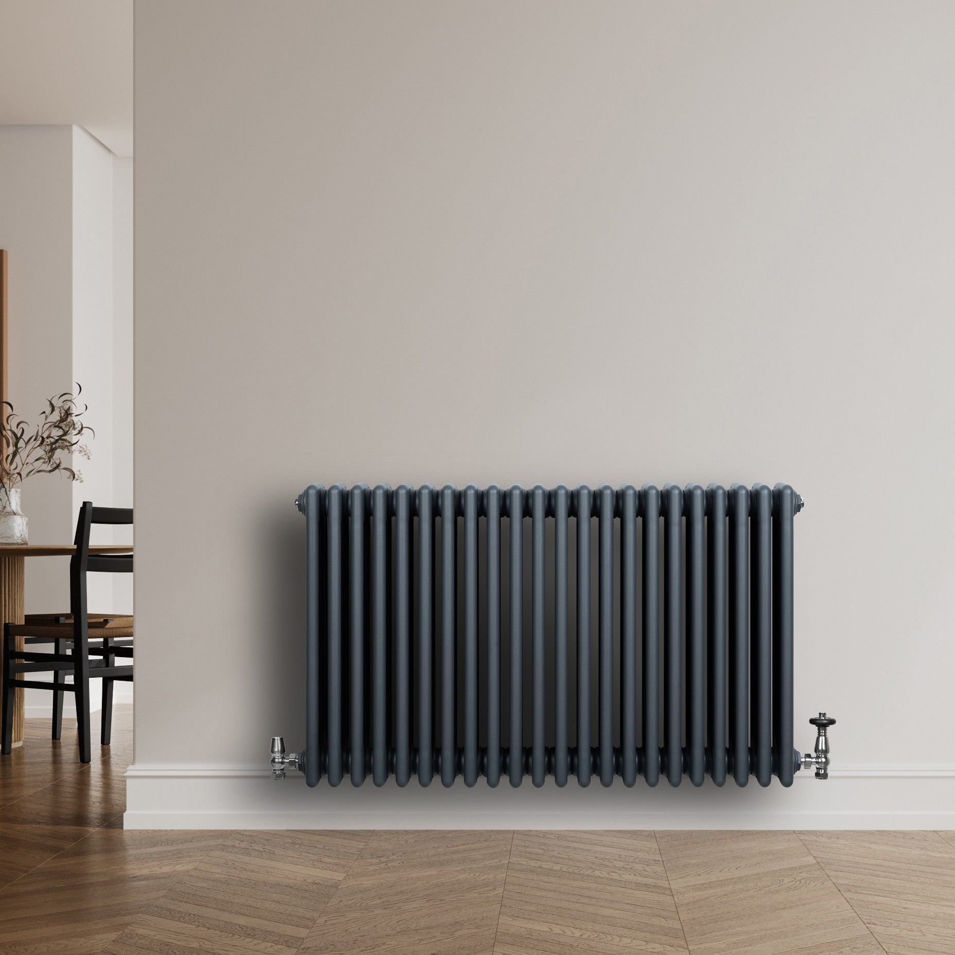 Q-Rax Radiatore Tradizionale 4 Colonne 600x1010 Antracite
