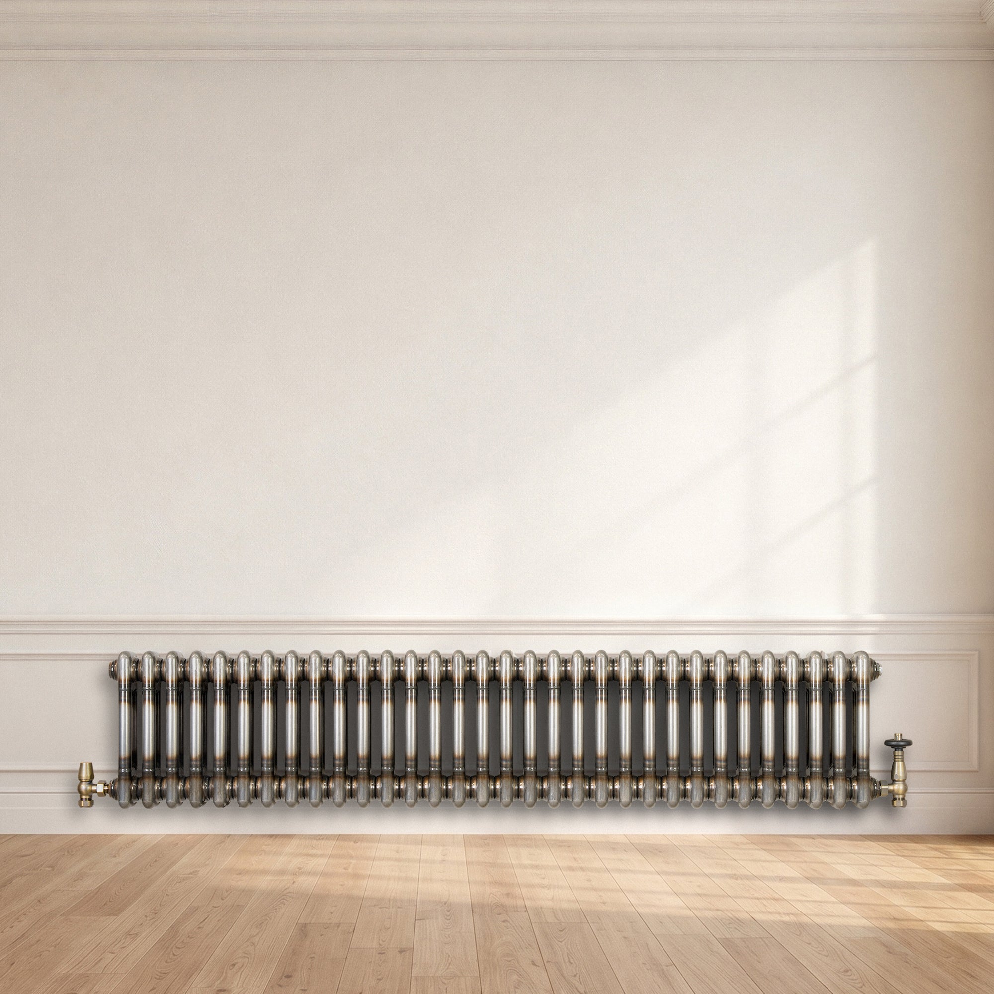 Q-Rax Radiatore 2 Colonne 300x1460 mm Metallo Grezzo