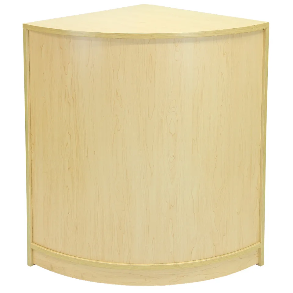 Q-Rax CM60 Bancone Angolare Negozio Acero 60cm