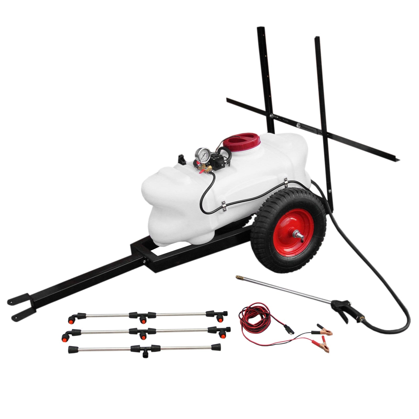 MAXBLAST 60L irroratore trainato con rimorchio barra 6 ugelli