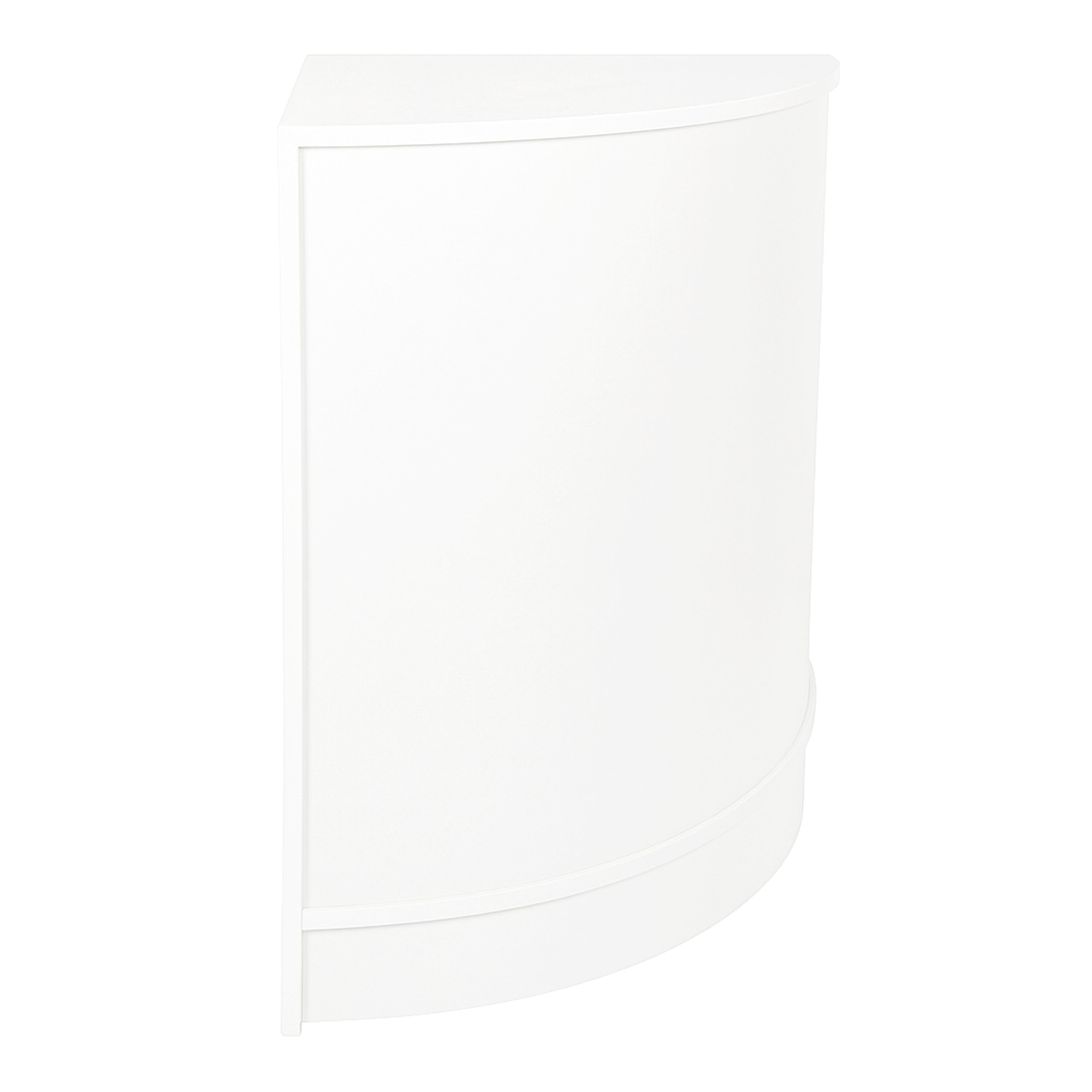 Q-Rax CM60 Bancone Angolare Negozio Bianco 60x60x90 cm