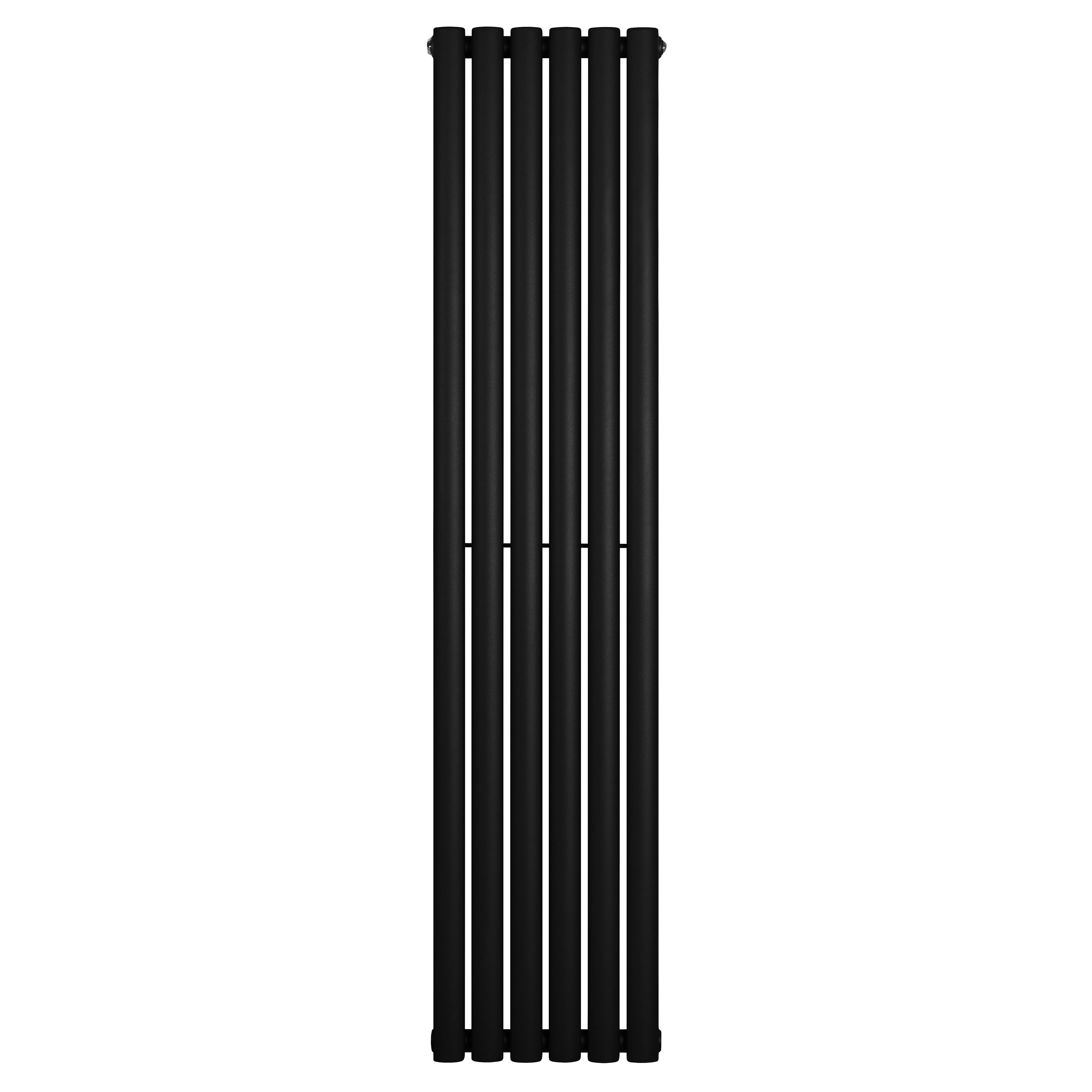 Q-Rax Radiatore Colonna Singola Ovale 1600x360 Nero 2881 BTU