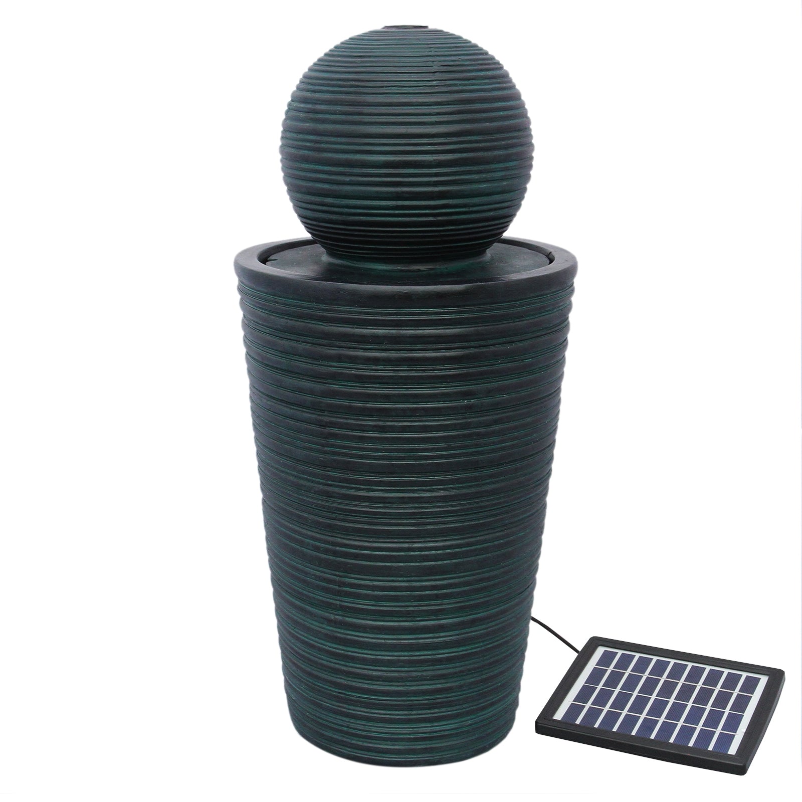 Q-Rax Accessori per la casa Fontana Solare a Sfera da Giardino