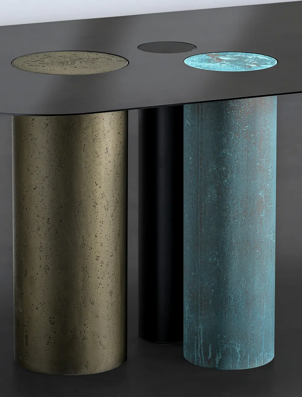 Siderio 7X Tavolo Acciaio Design per Soggiorno
