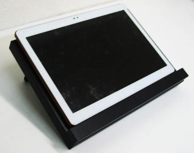 Henor Supporto tablet legno grafite 26x18 cm 3 altezze