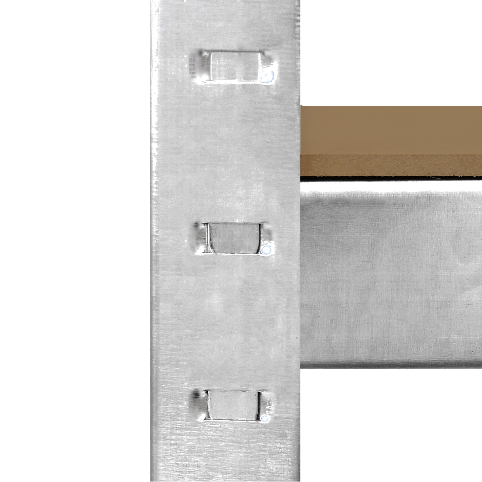 Q-Rax E-Rax Scaffale Garage 90x40 cm Zincato 200 kg