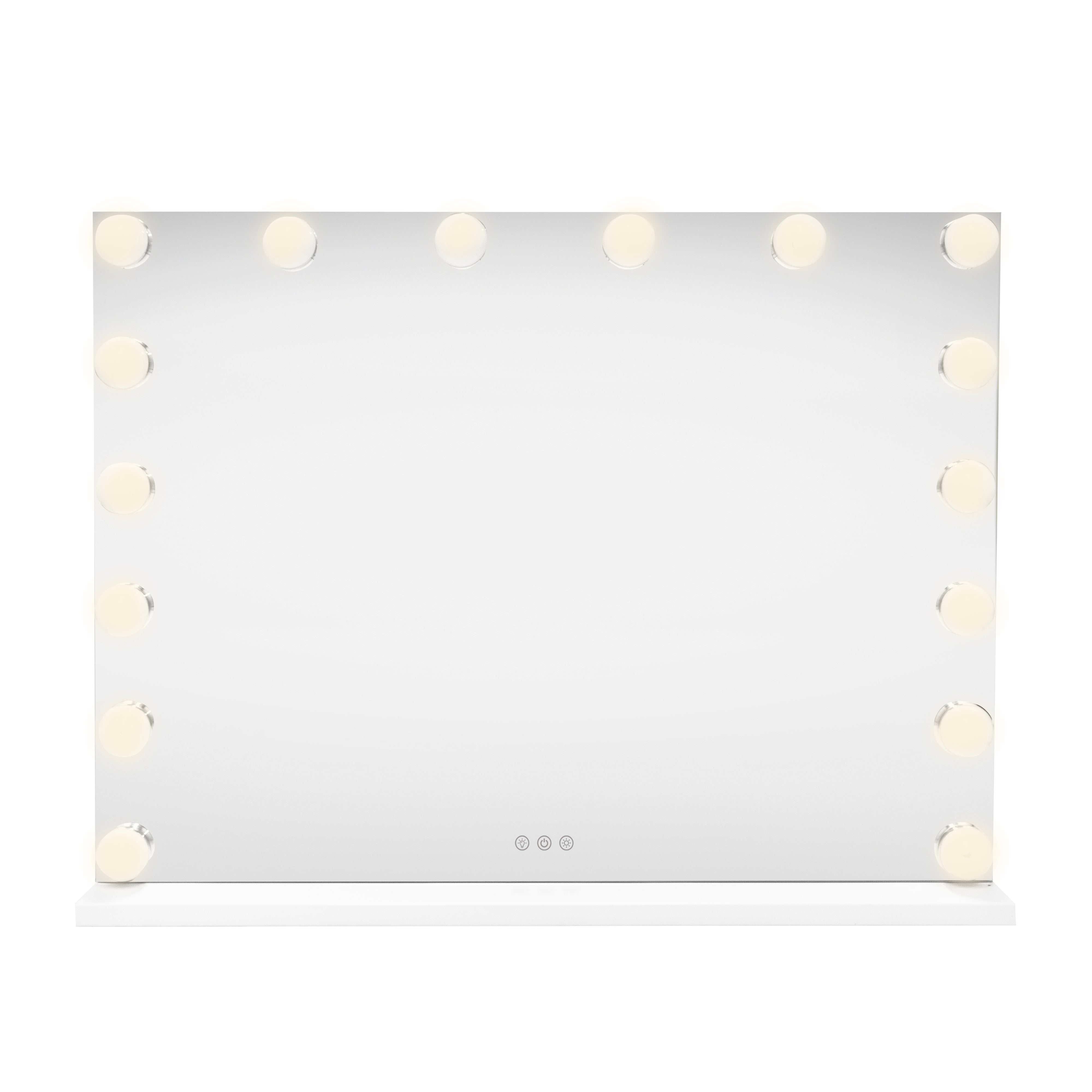 Q-Rax Specchio LED Bluetooth 80x60cm specchio trucco con USB