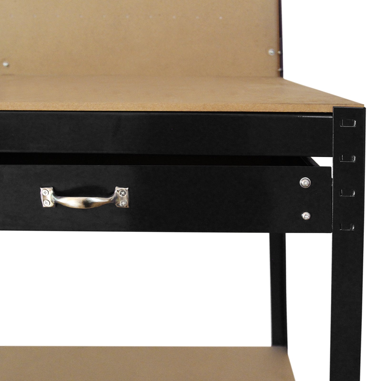 Q-Rax Banchi da Lavoro banco da lavoro nero 120 cm 200 kg