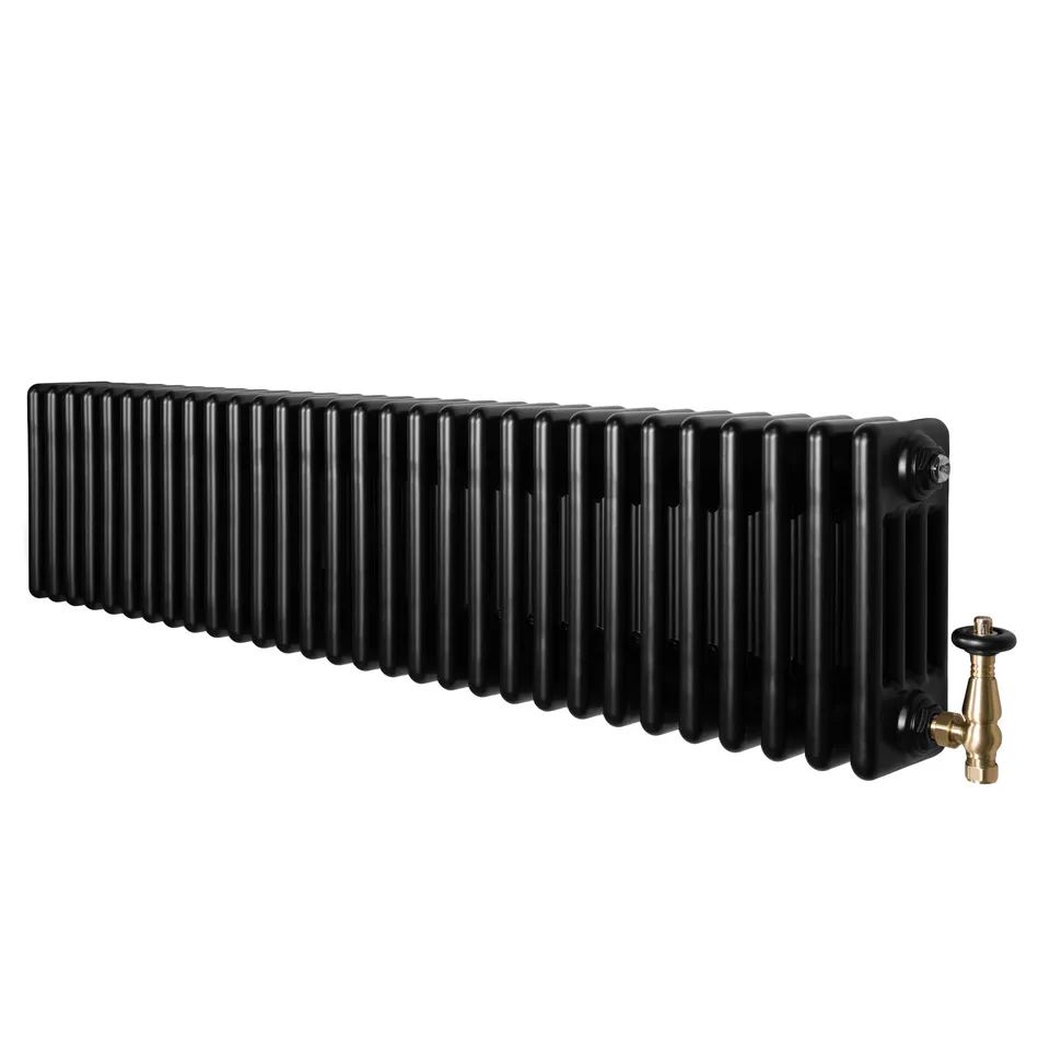 Q-Rax Radiatori Tradizionali 4 Colonne 300x1370 termosifone nero