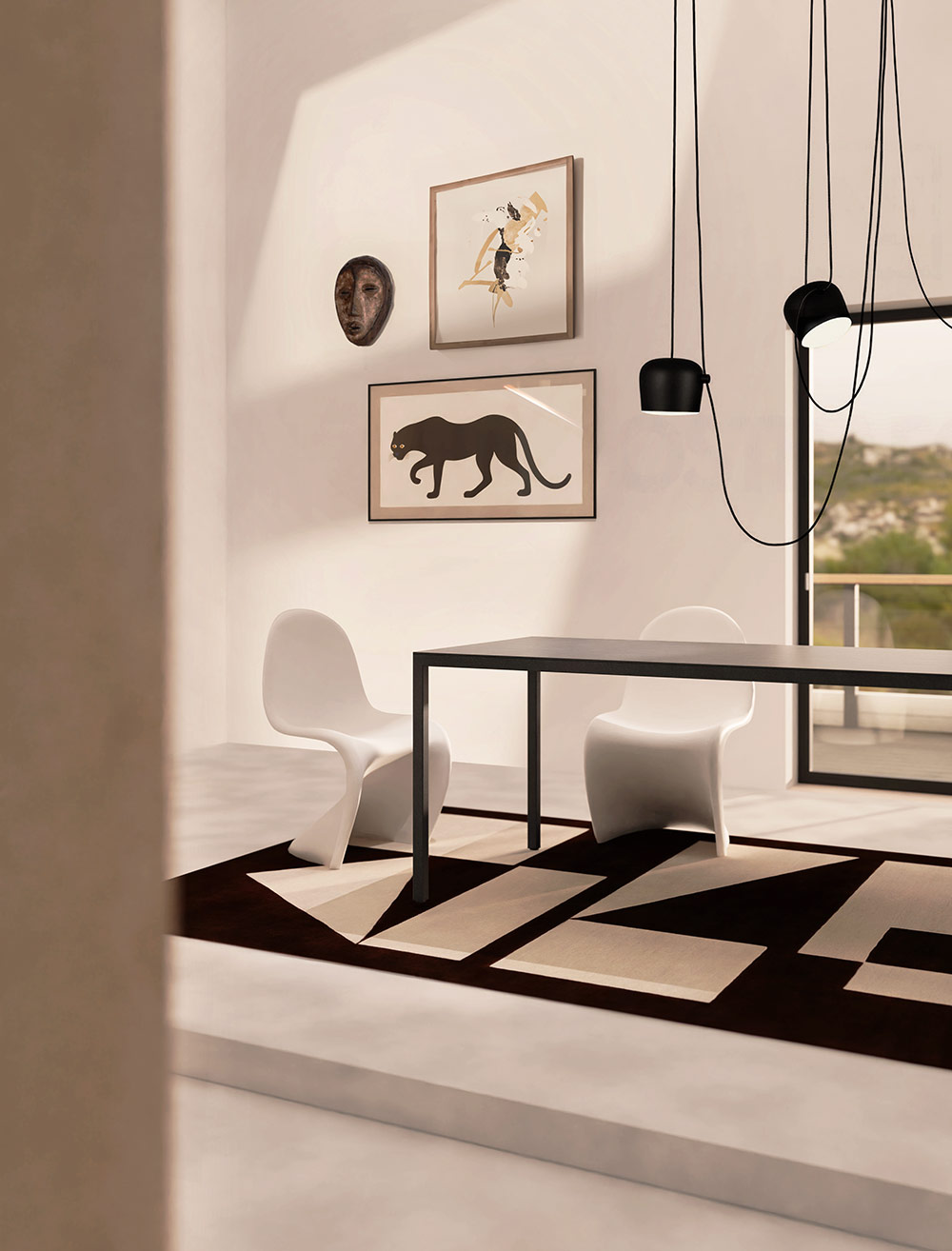 Siderio Linea tavolo in metallo telaio 35x35