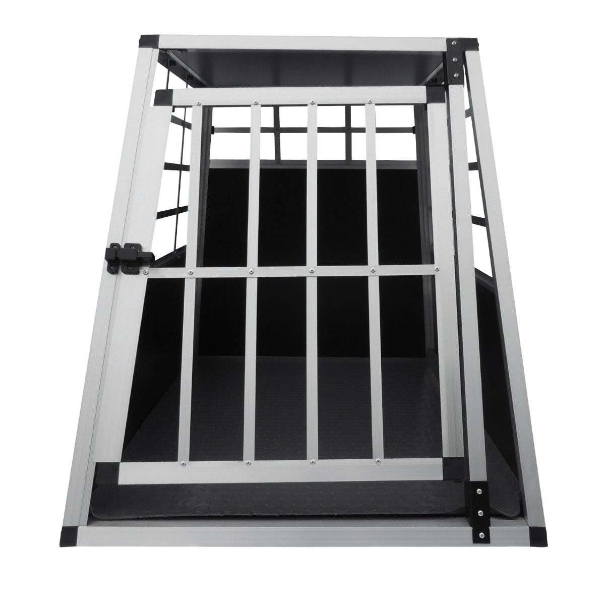 Q-Rax Gabbia per Cani Auto Singola Alluminio Grande 69x65x90