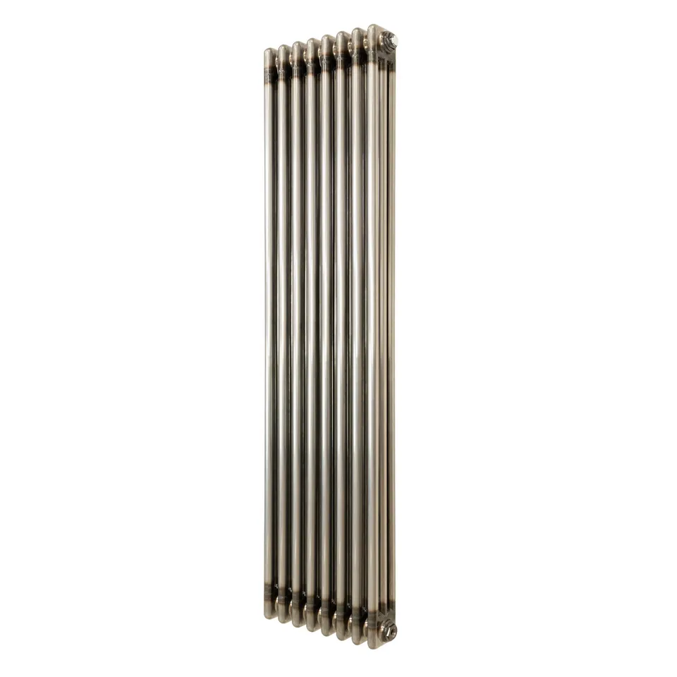Q-Rax Radiatore 3 Colonne 1500x380mm metallo grezzo verticale