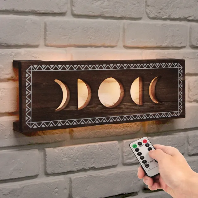 Jackcube Design Wall Décor lampada parete luna led 5 fasi