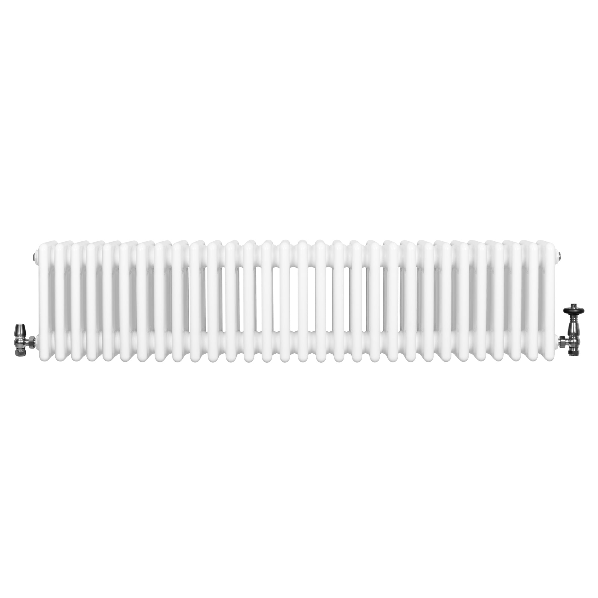 Q-Rax Tradizionale 300x1370 mm Termosifone 4 Colonne Bianco
