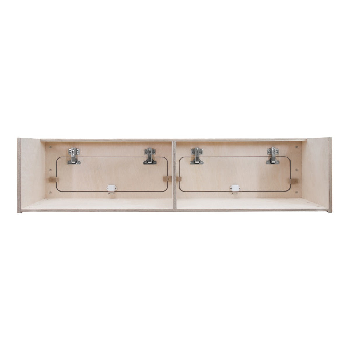 Q-Rax Armadio Camper Pensile 100x25x25 cm Compensato 2 Ante