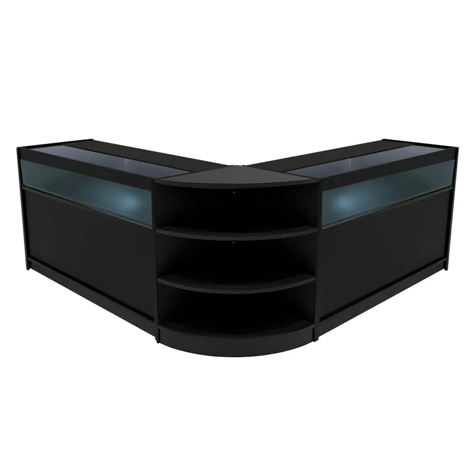 Q-Rax Theseus LED Set Bancone LM60+B1500 Nero 3 Pezzi