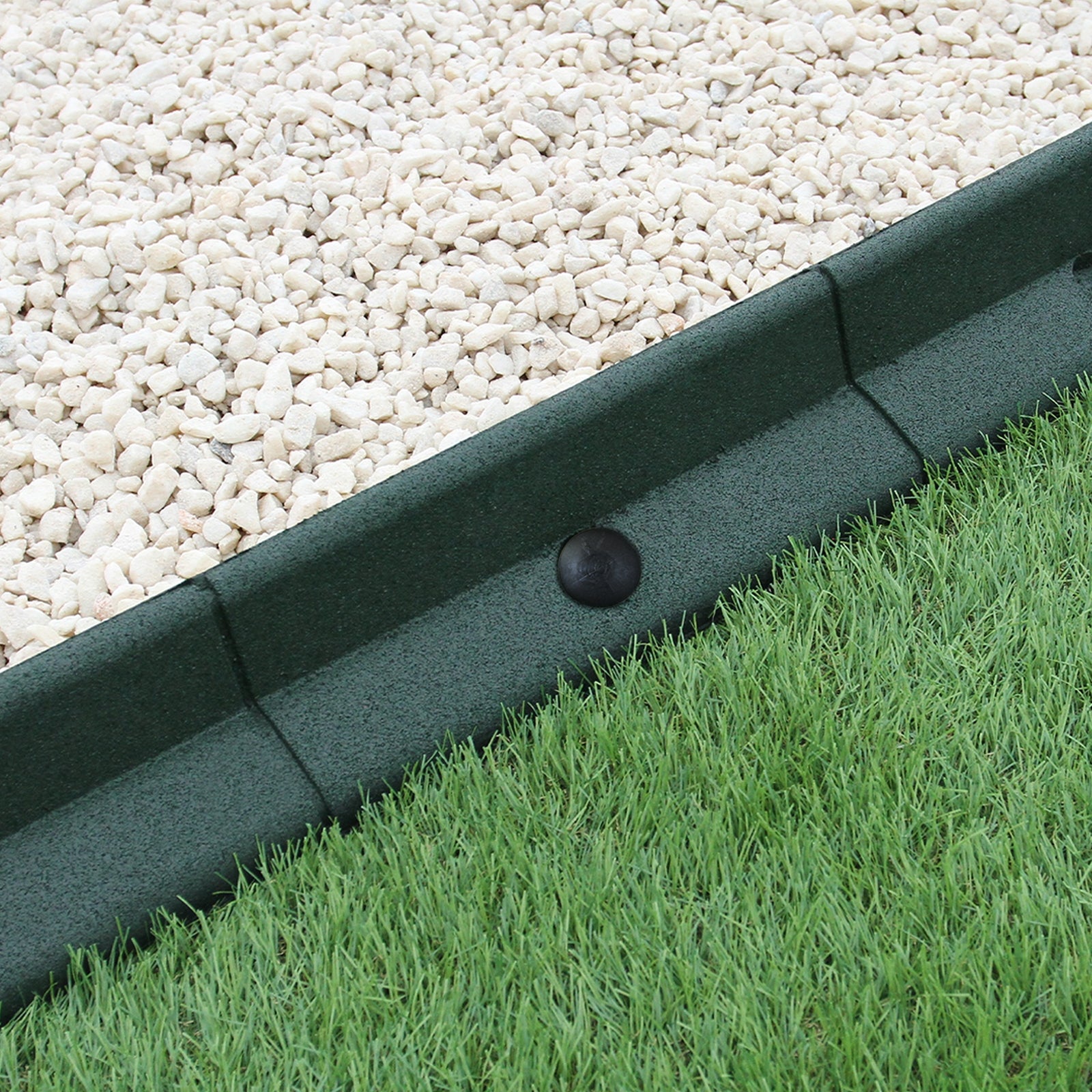 Q-Rax Bordatura Giardino Flessibile 1,2m Verde 4 Pezzi