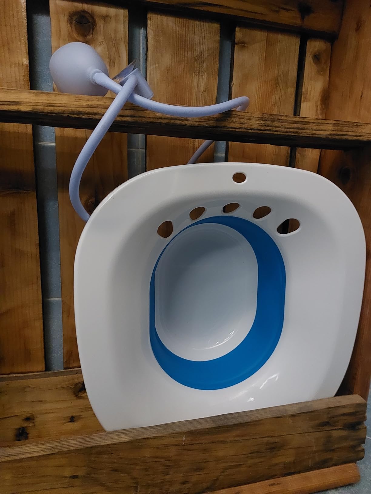 DEANIC Bidet Portatile WC Blu Pieghevole igiene intima