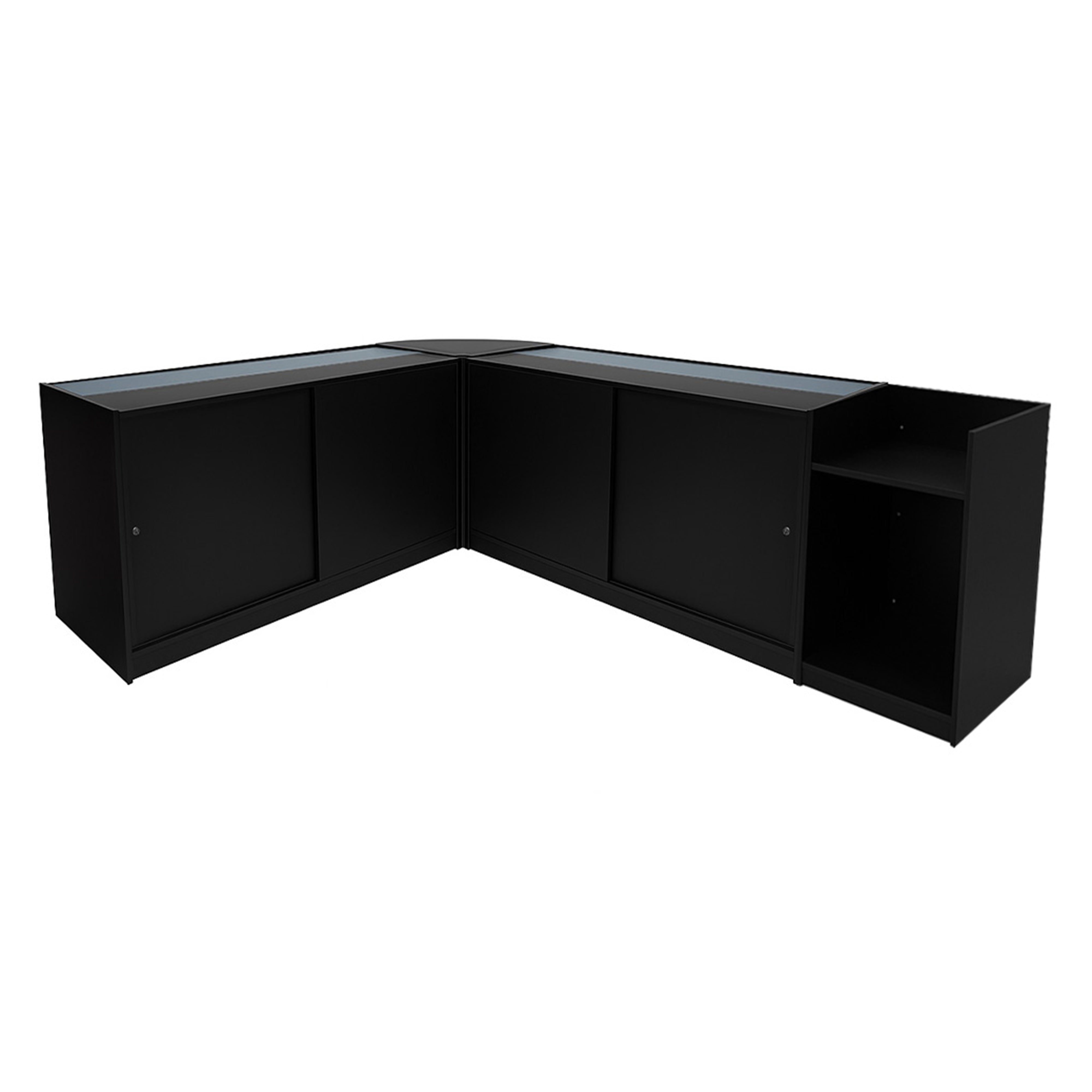Q-Rax Sagittarius Bancone B1500 LM60 TB60 LED Nero 4 pz
