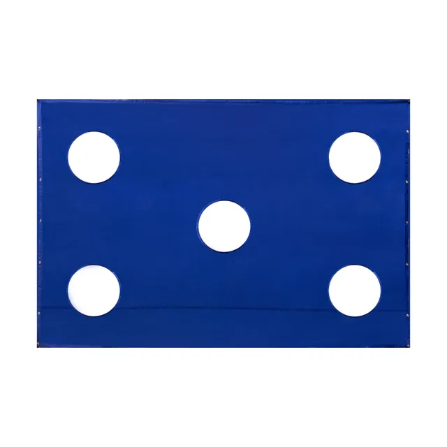 Q-Rax Telo Bersaglio Calcio 115x173 cm 5 Fori Oxford