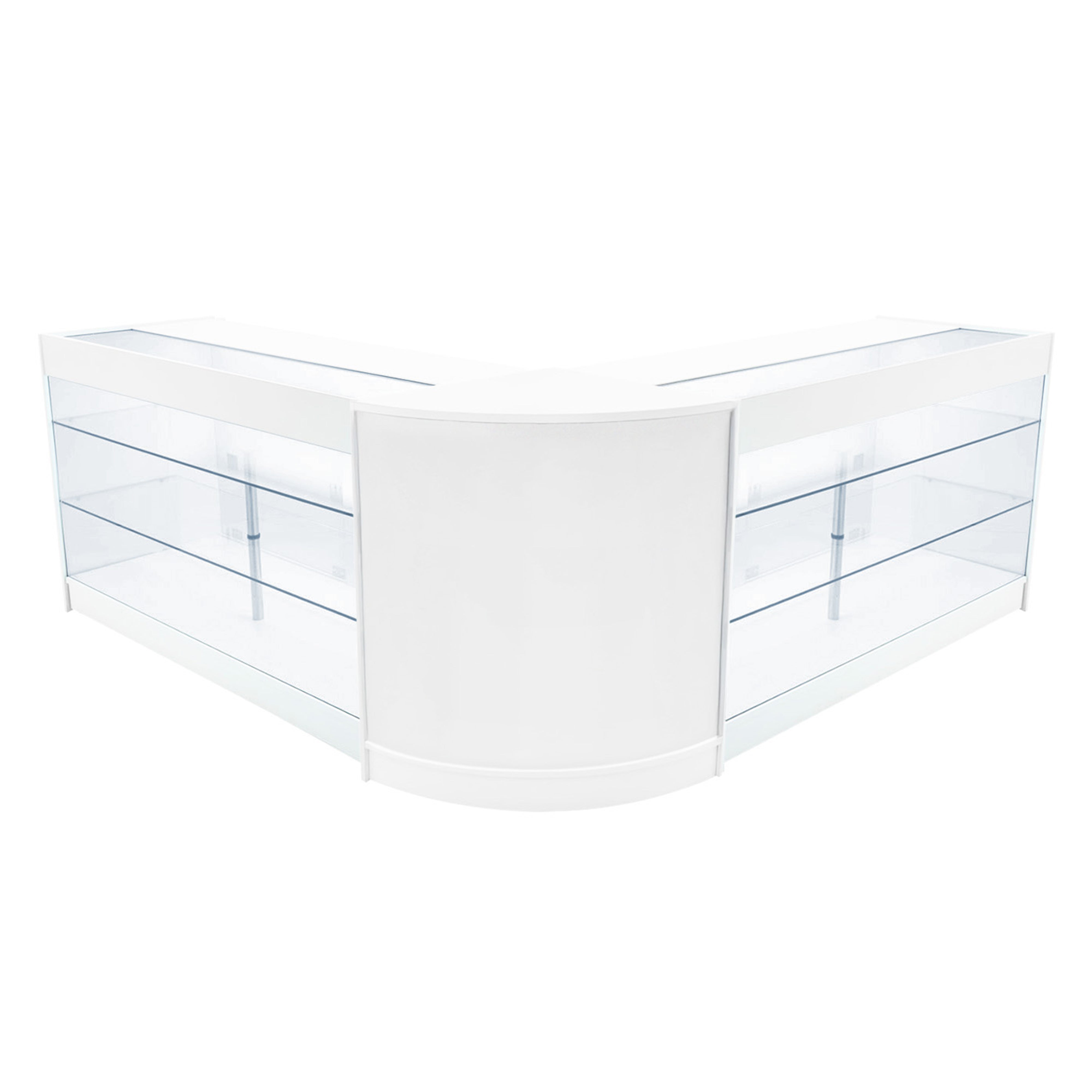 Q-Rax Helios K1500 CM60 bancone negozio bianco LED