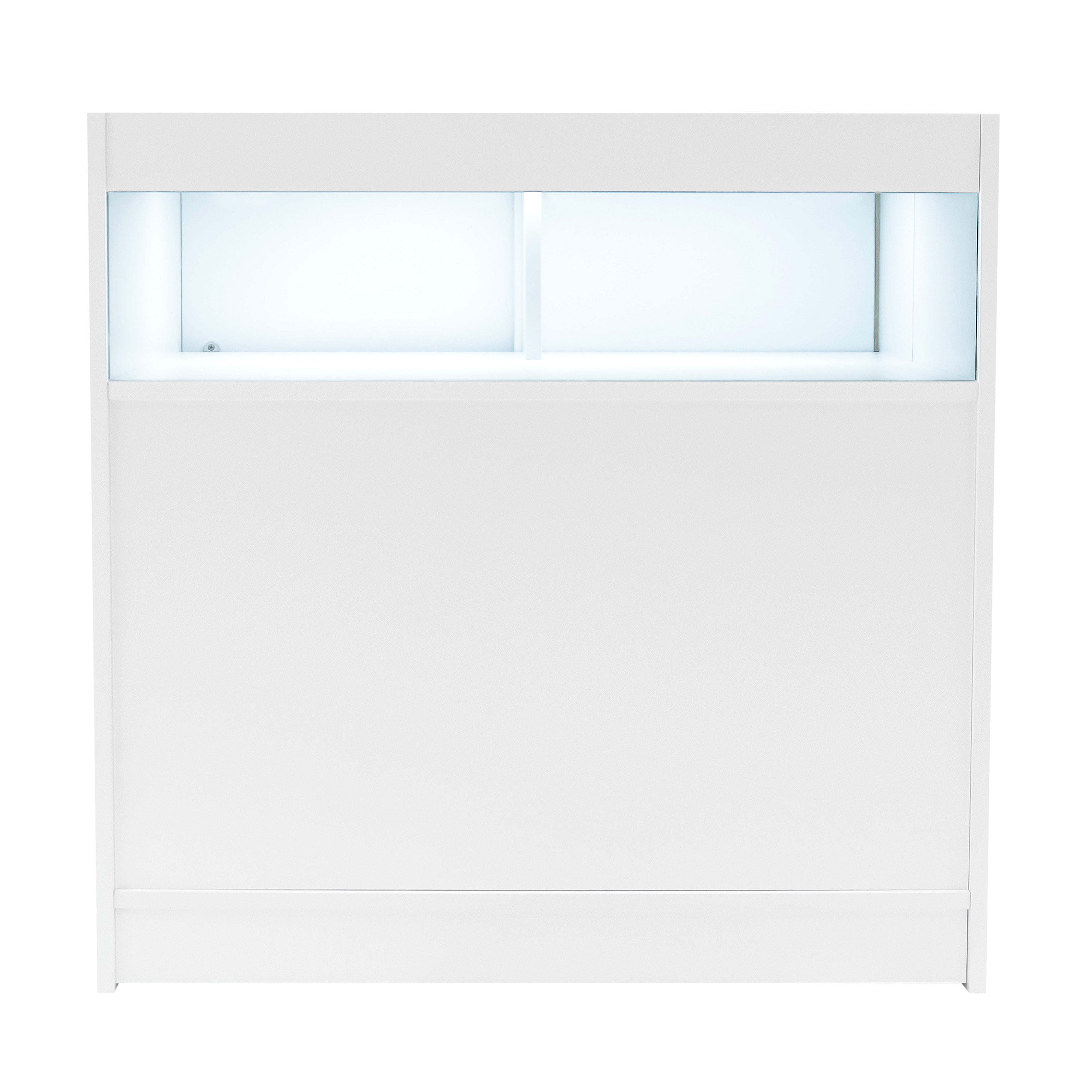 Q-Rax Banconi da Negozio Set LED Sagittarius Bianco 4pz