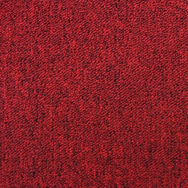 Q-Rax 40 Piastrelle Moquette Rosso Scarlatto 10 m² 50x50