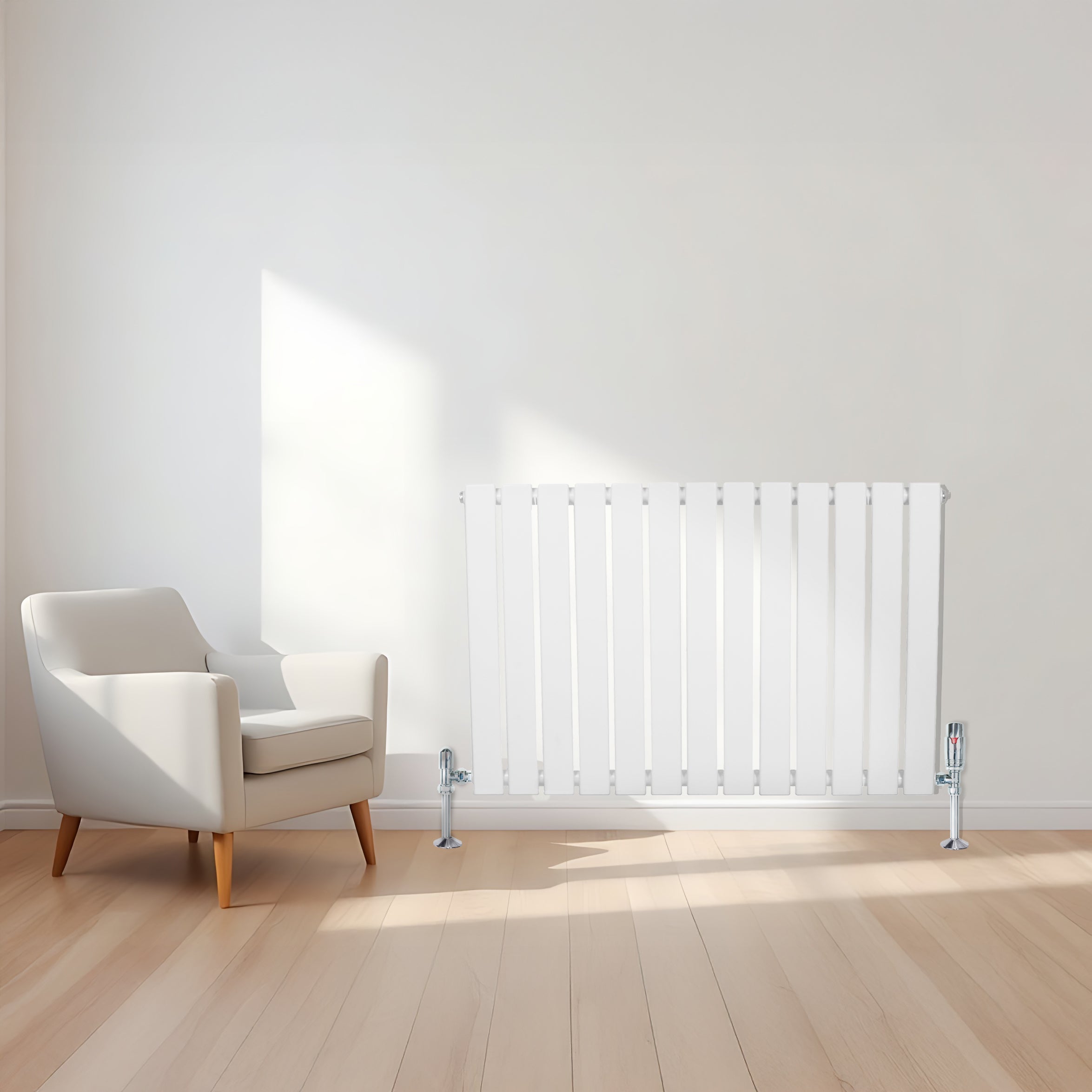 Q-Rax Radiatori Tradizionali 600x910 Radiatore Bianco 2819 BTU