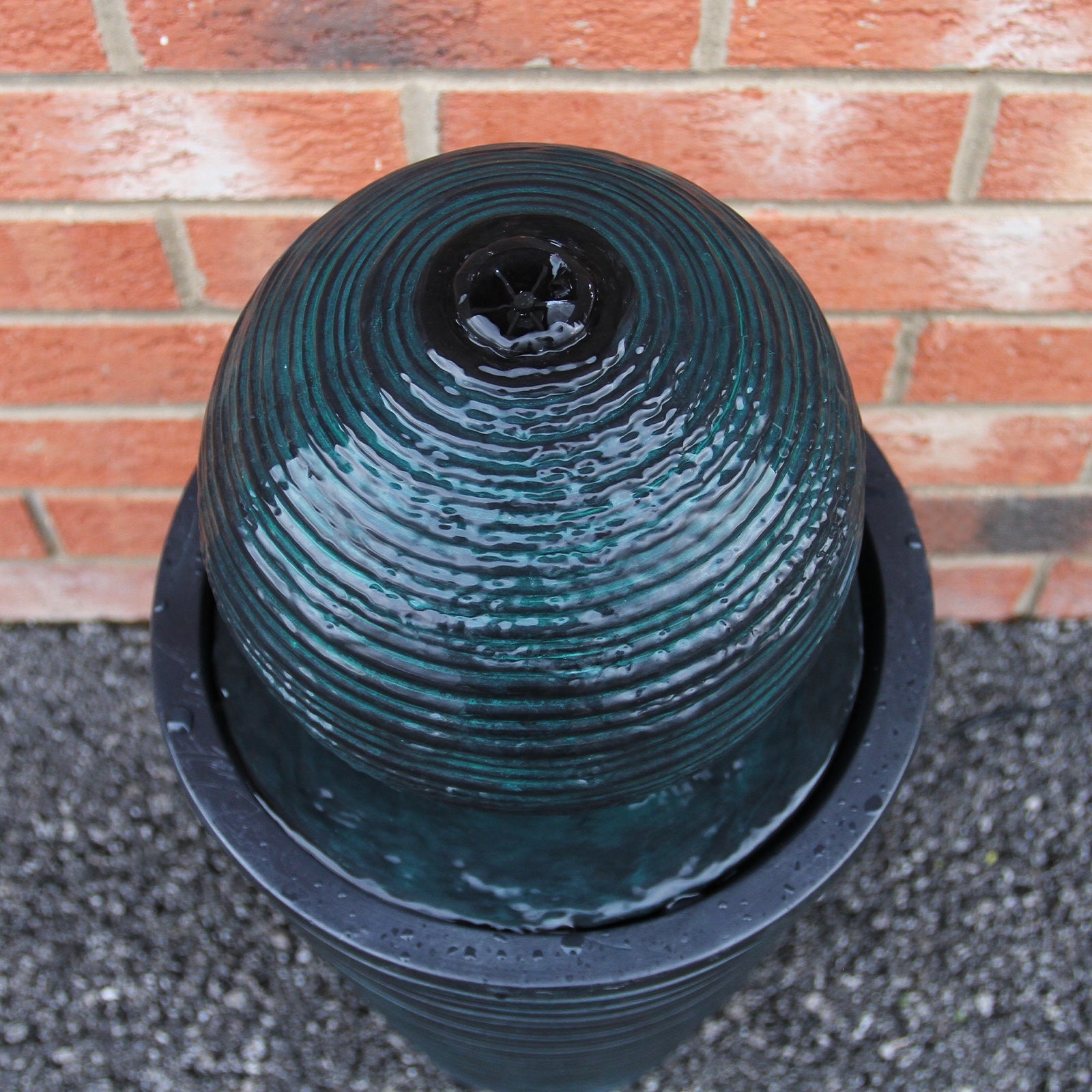 Q-Rax Accessori per la casa Fontana Solare a Sfera da Giardino