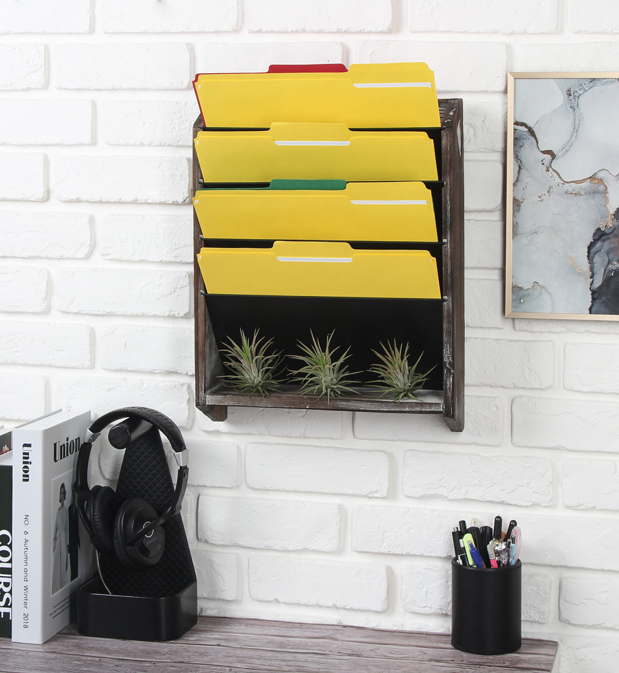 Jackcube Design Home Office portadocumenti parete 5 scomparti