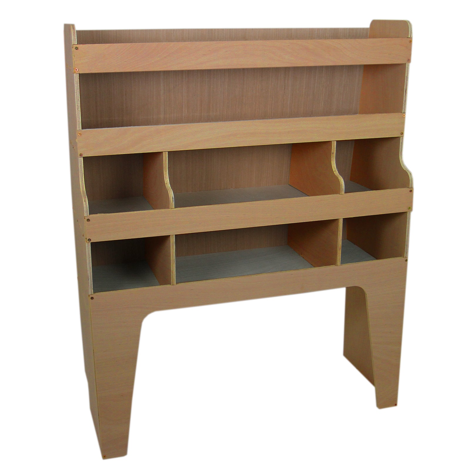 Q-Rax 2 pz scaffalatura furgone Transit Custom compensato
