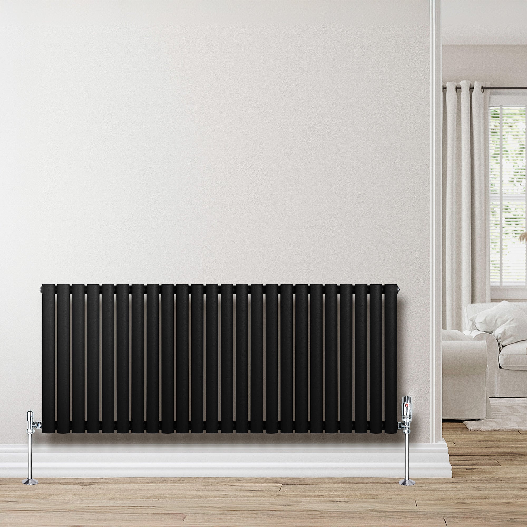 Q-Rax Radiatori Tradizionali 600x1440 radiatore nero colonna singola