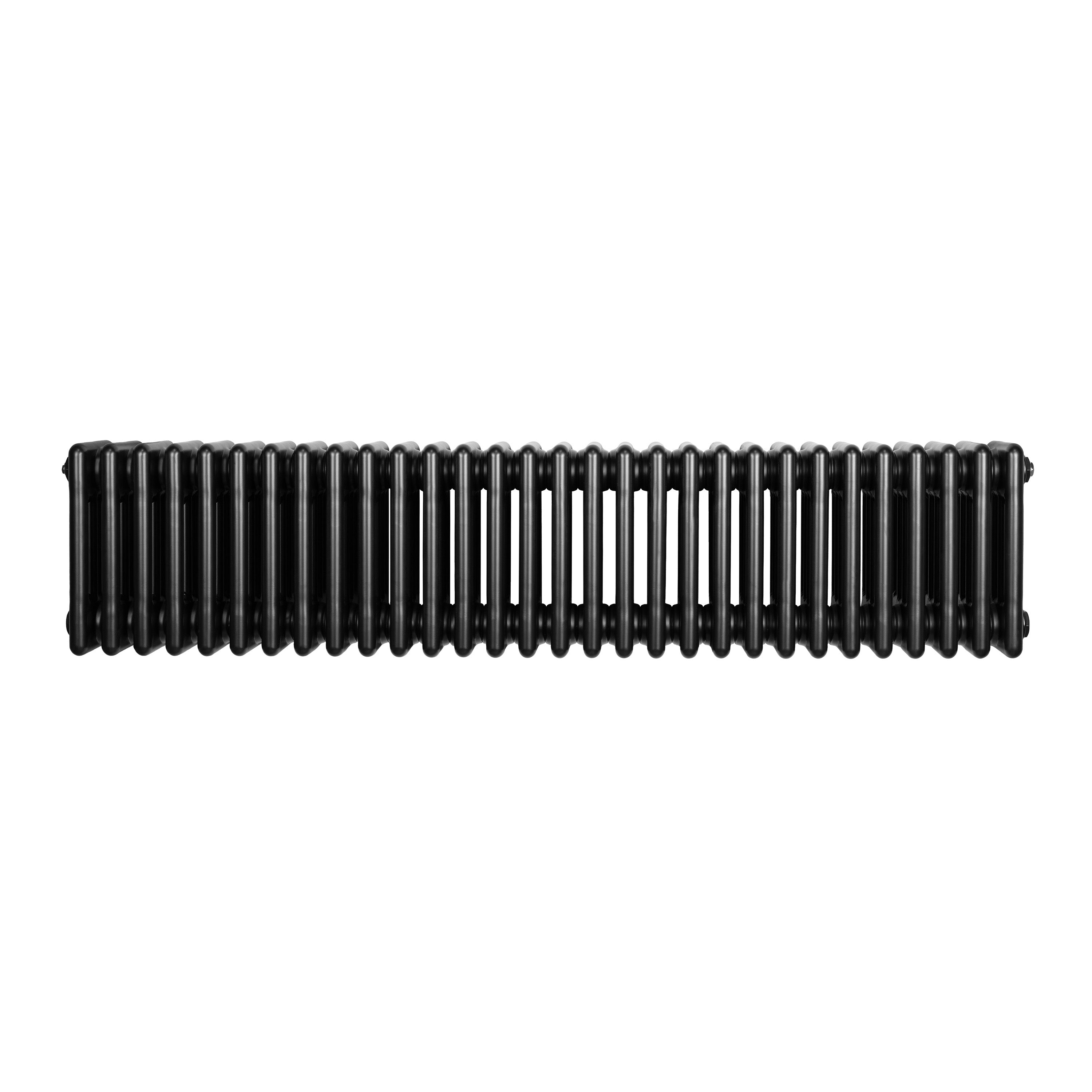 Q-Rax Tradizionale 300x1010 Radiatore 4 Colonne Nero