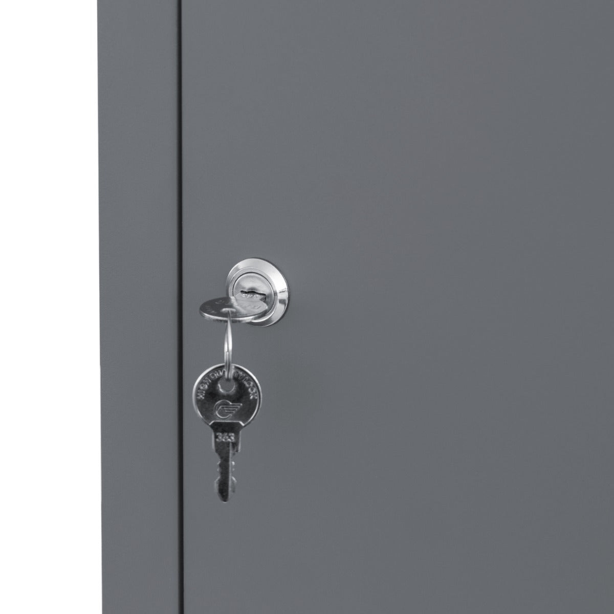 Q-Rax Accessori Casa Cassetta Postale Pacchi Antifurto Grigia