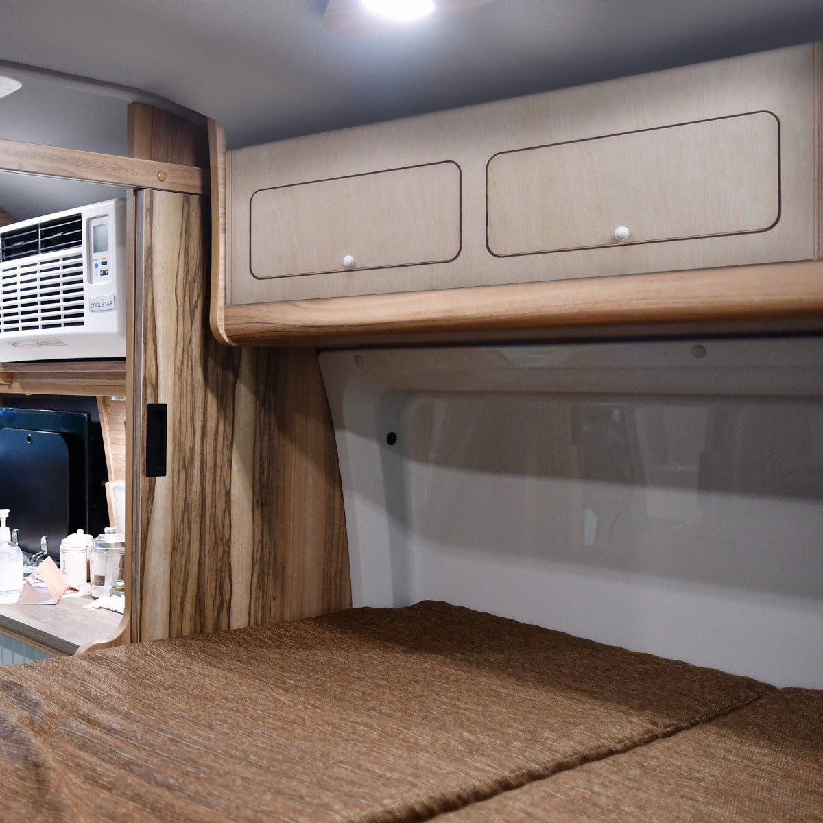 Q-Rax Armadio Pensile Camper 100x35x35cm Compensato 2 Ante