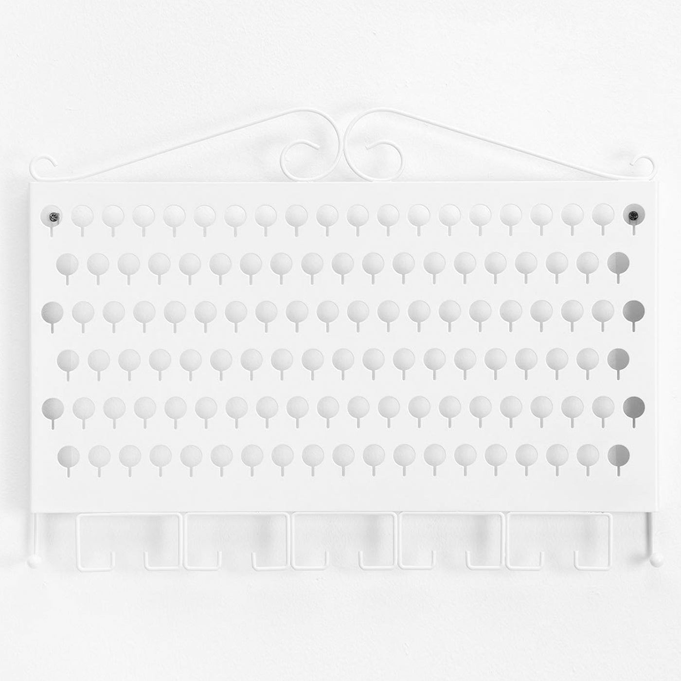 Jackcube Design Makeup Jewelry portagioie parete bianco 117 fori