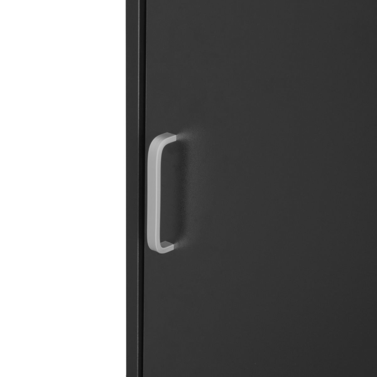 Q-Rax Contenitore Pattumiera Svuota Vassoi Legno Nero 100L