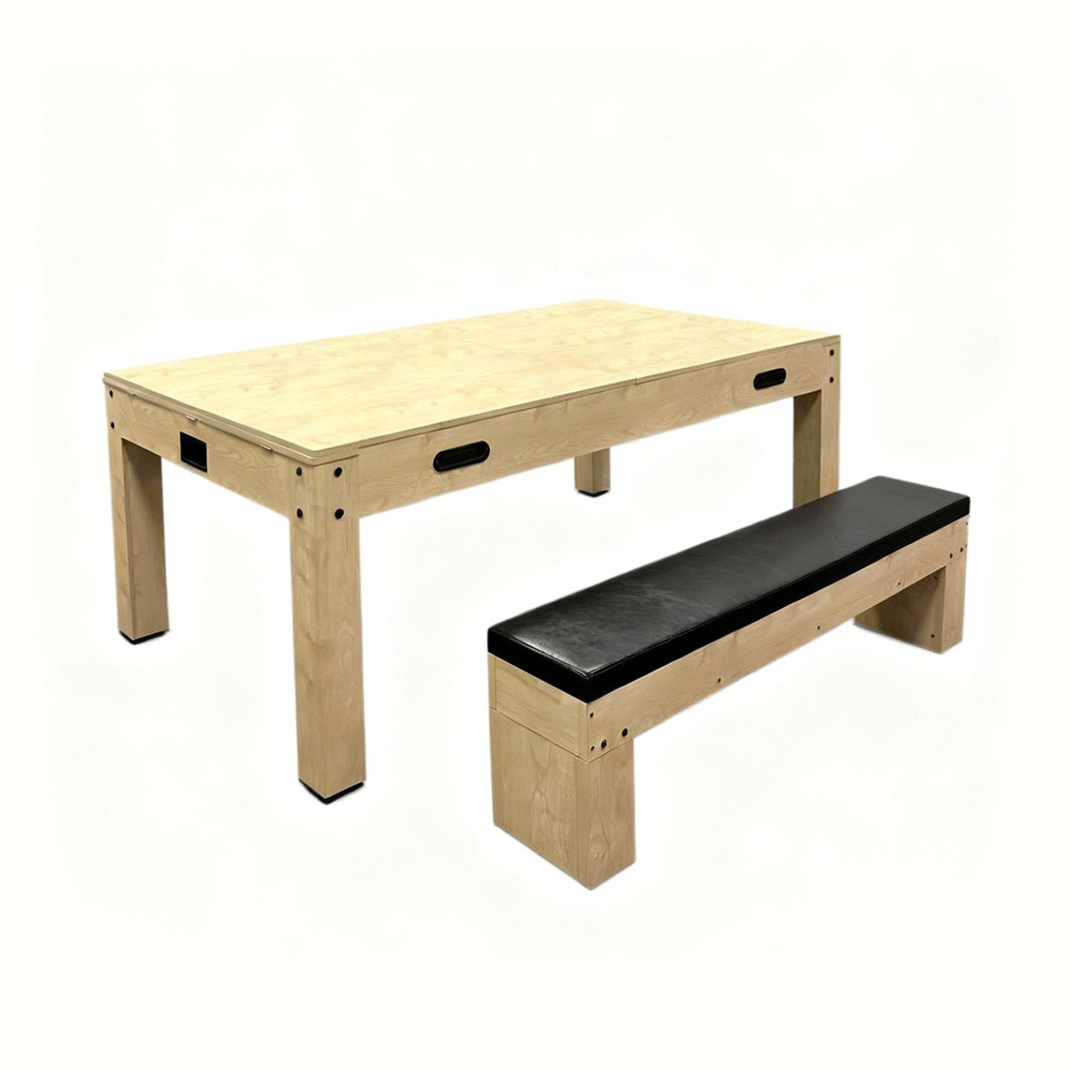 Q-Rax Tavolo Giochi 7-in-1 213cm Rovere con Freccette e LED
