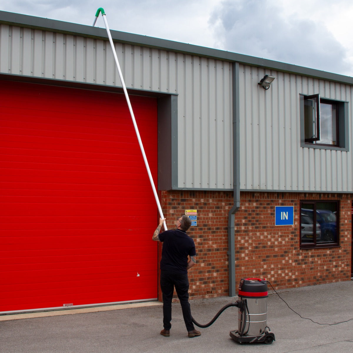 Q-Rax Maxblast kit aspirazione grondaie 7,2 m 6 aste